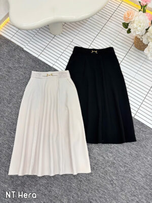 Chân Váy Dáng A Đai Xếp Ly - CV764